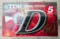 Preview: TDK - D 60 (1997-2001 Europa) 5er Paket