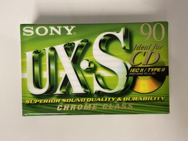 10 Stück Sony - UX-S 90 Typ II Chrome 1999-2001 (Europa)
