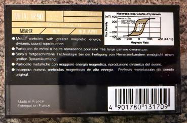 Preview: Sony - Metal XR 90 Typ IV Metal 1990-1992 (Europa)