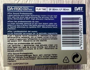 Preview: TDK DA-R90 DAT 90 Minuten