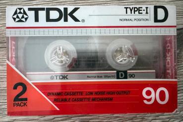 TDK - D 90 (1986-1987 USA) 2-er Paket