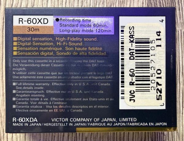 JVC R-60 XD DAT 60 Minuten