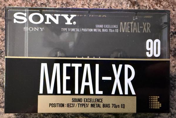 Sony - Metal XR 90 Typ IV Metal 1990-1992 (Europa)