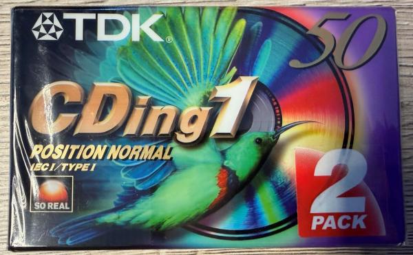 TDK - CDing 1 50 Min 2001-2005 (Europa) 5x 2er Paket (10 Kassetten)