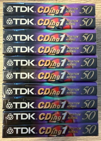 TDK - CDing 1 50 Min 2001-2005 (Europa) 5x 2er Paket (10 Kassetten)